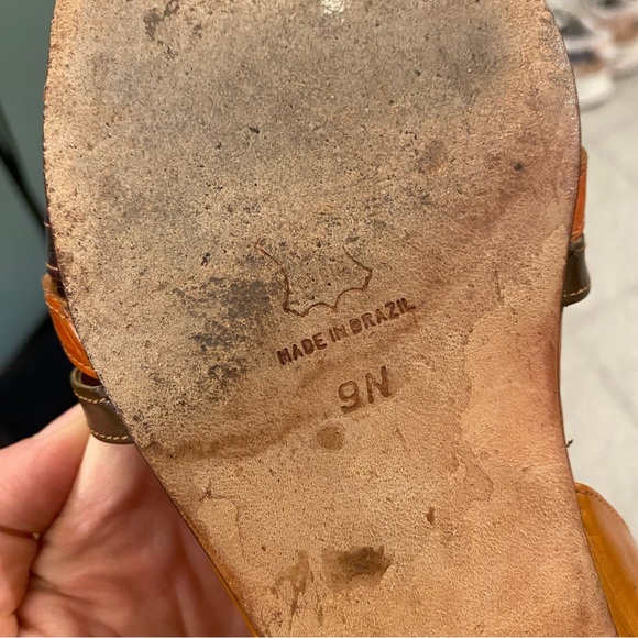 Vintage leather flats - Picture 6 of 6